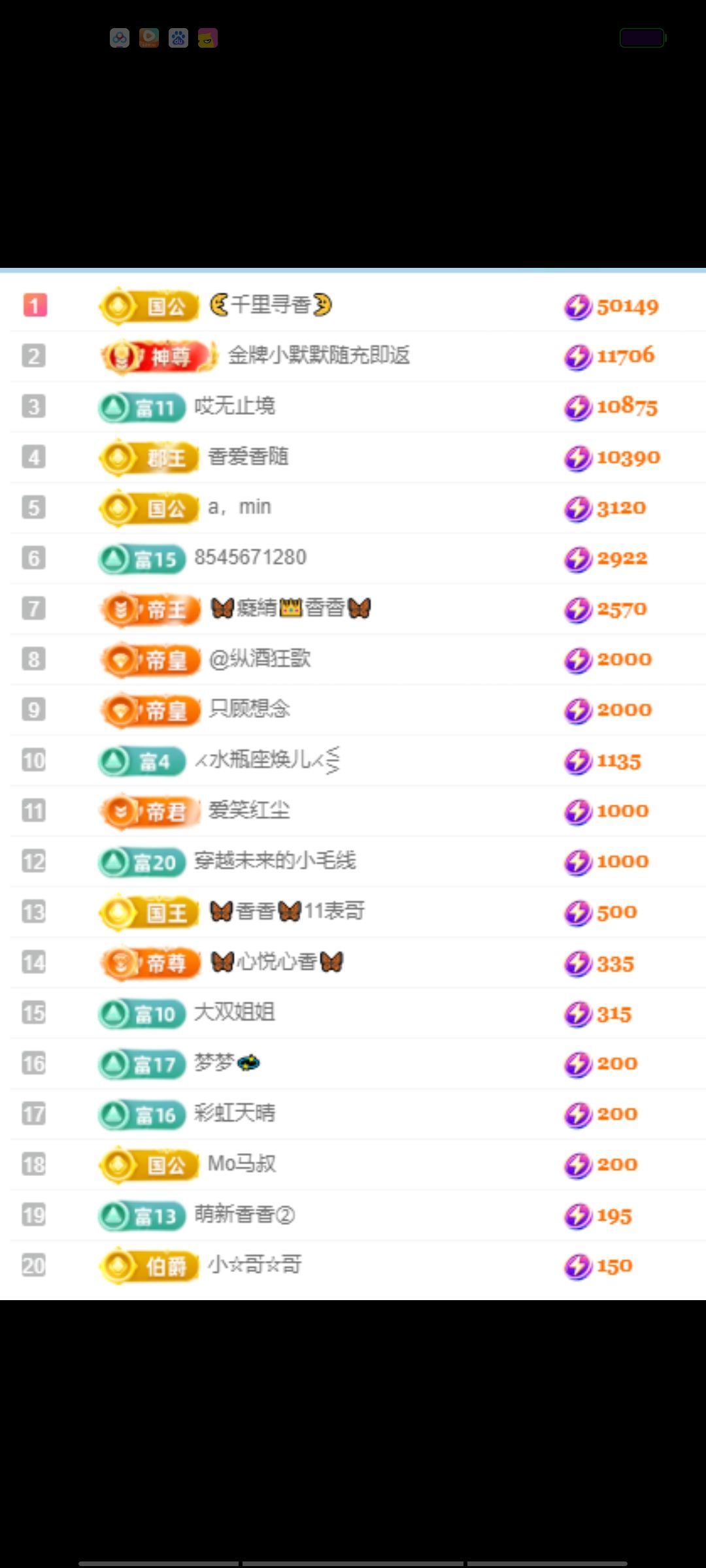 香香贺我黑夜哥升级的图片