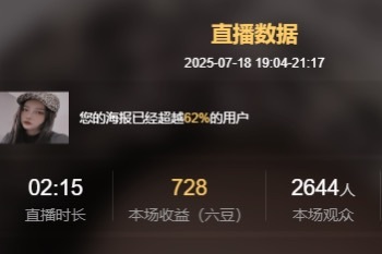新主播麦兜🌊主播图片
