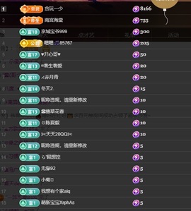 晴丫！求个百元榜主播照片