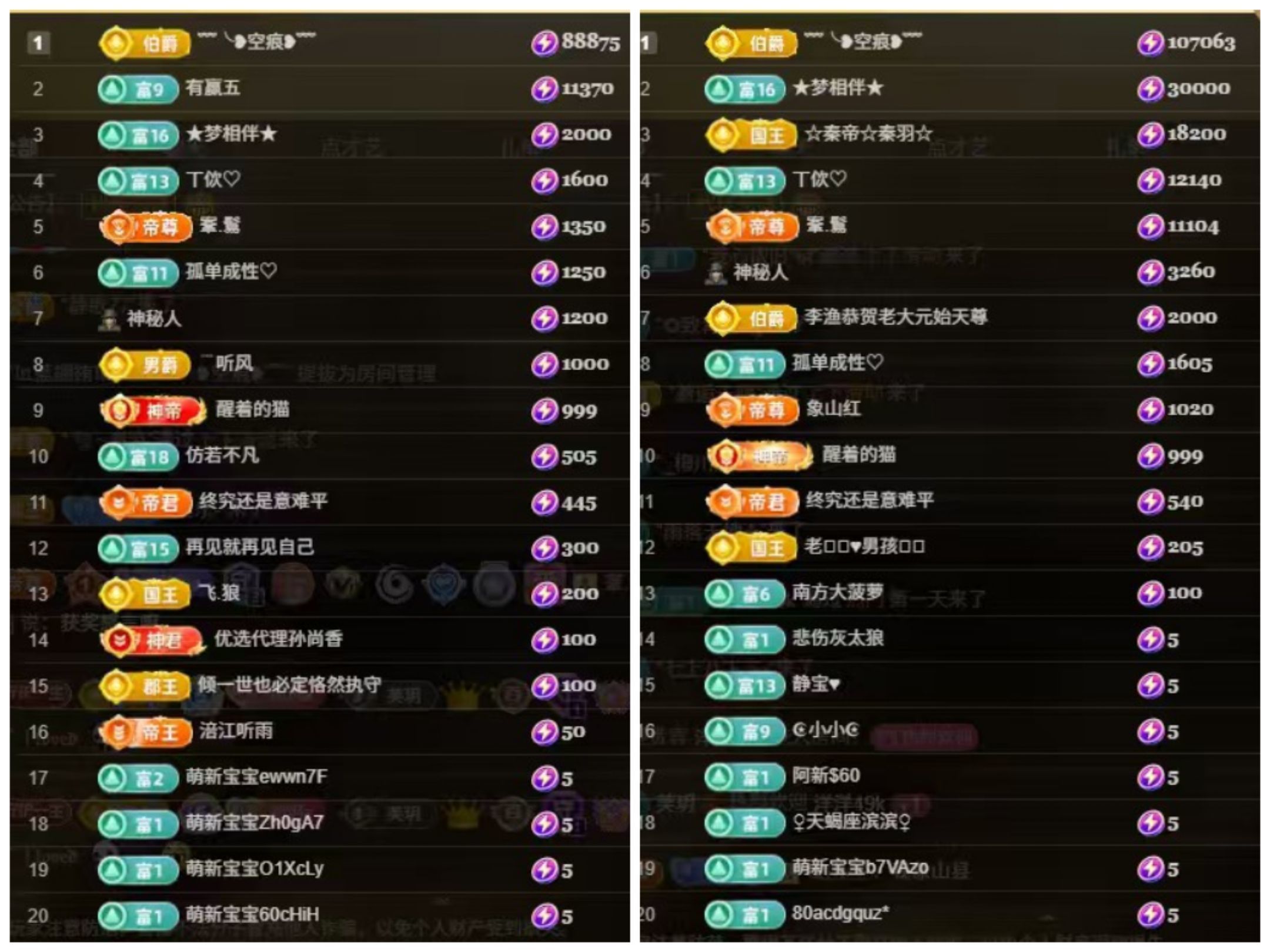 芙玥🍂贺空痕哥公爵主播图片