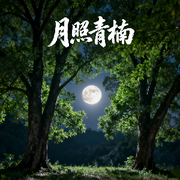 青楠映月