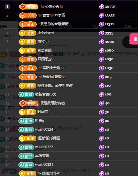 香香生日欢迎你的主播照片