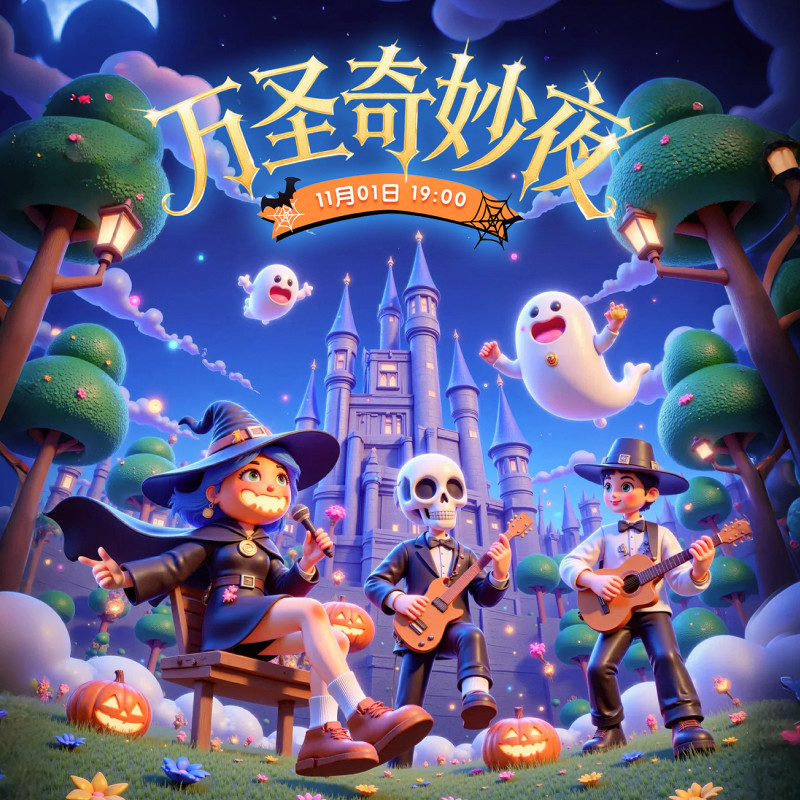 万圣奇妙夜的主播海报