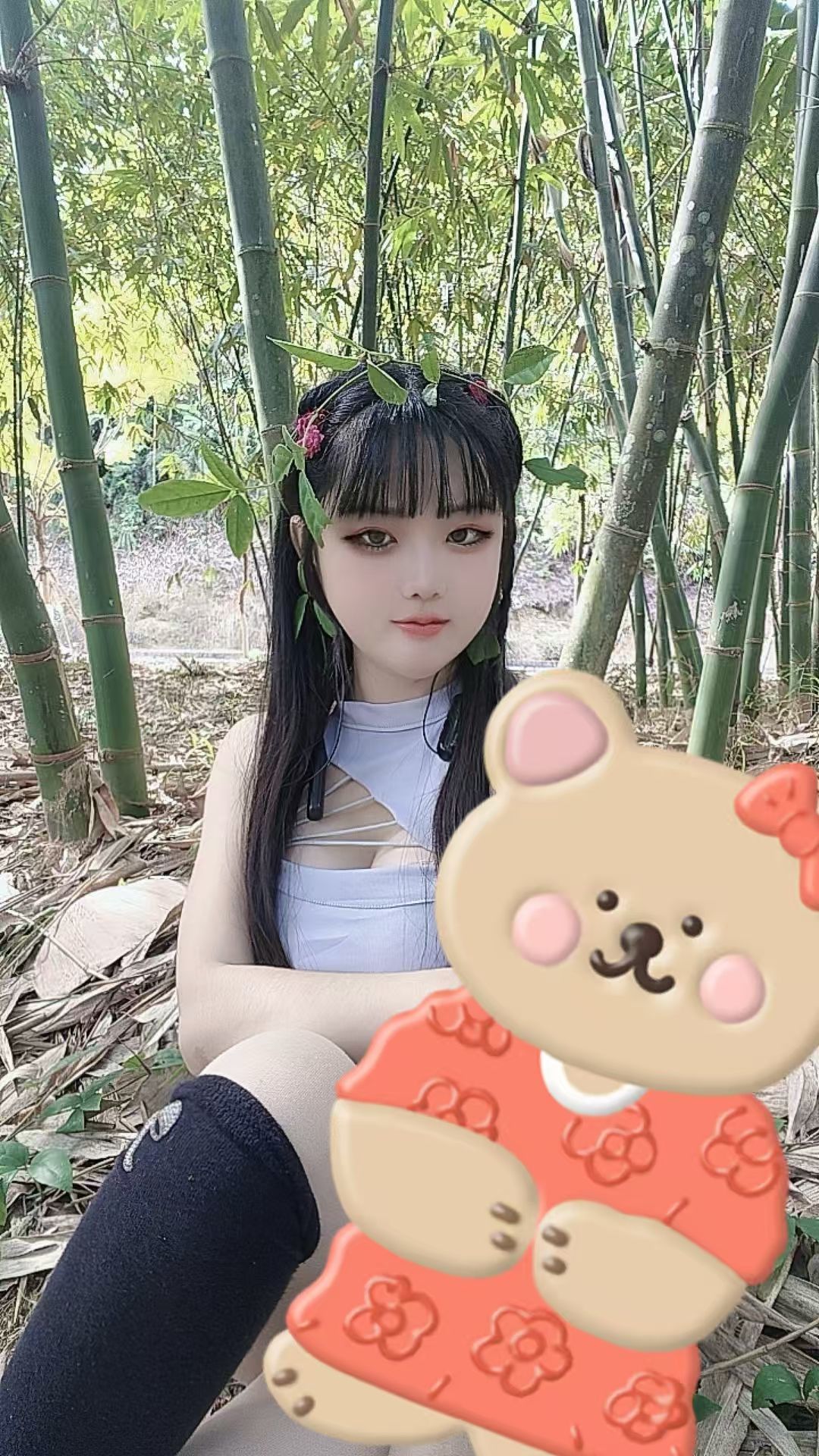 妞妞骑行西双版纳主播图片