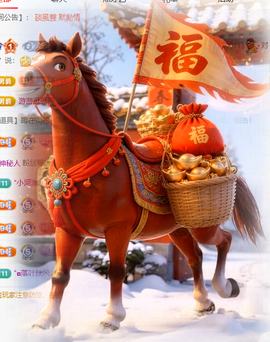 冰凌马年大吉今晚见的图片