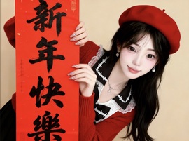 湘湘祝大家新年快乐✨的图片