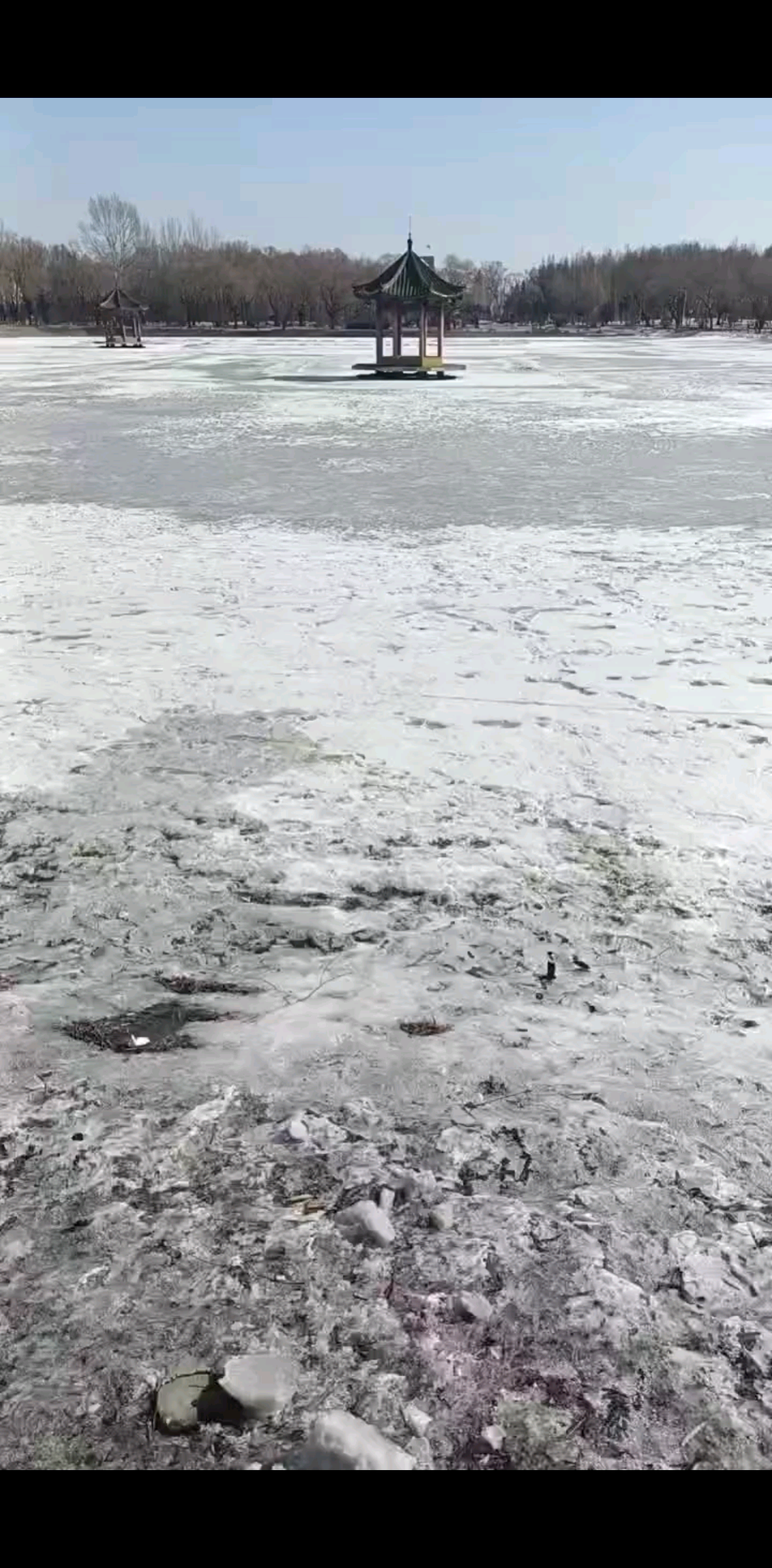 黑龙江冰雪要融化了