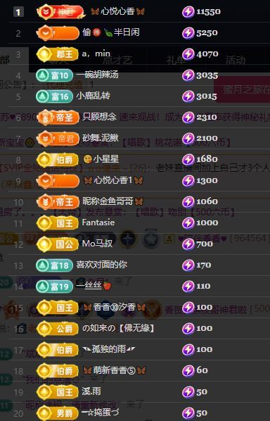 🦋香贺我香宝男爵主播图片