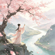举一盏清酒花落满衣袖
