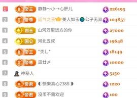 倾城静静努力过任务主播照片