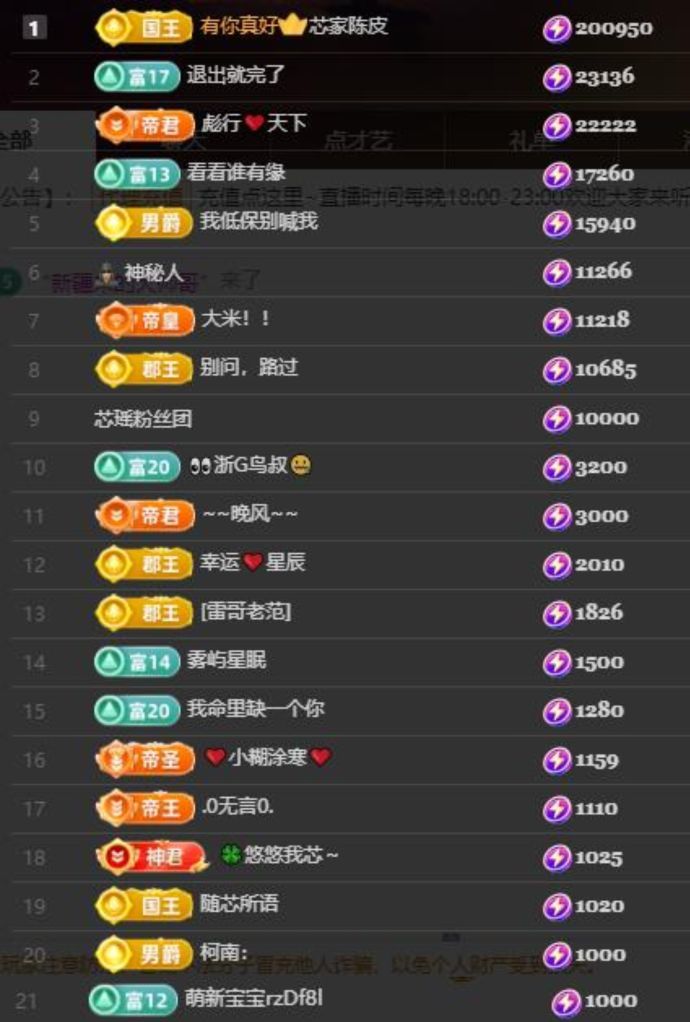 芯瑶❤️爱唱歌～的主播照片