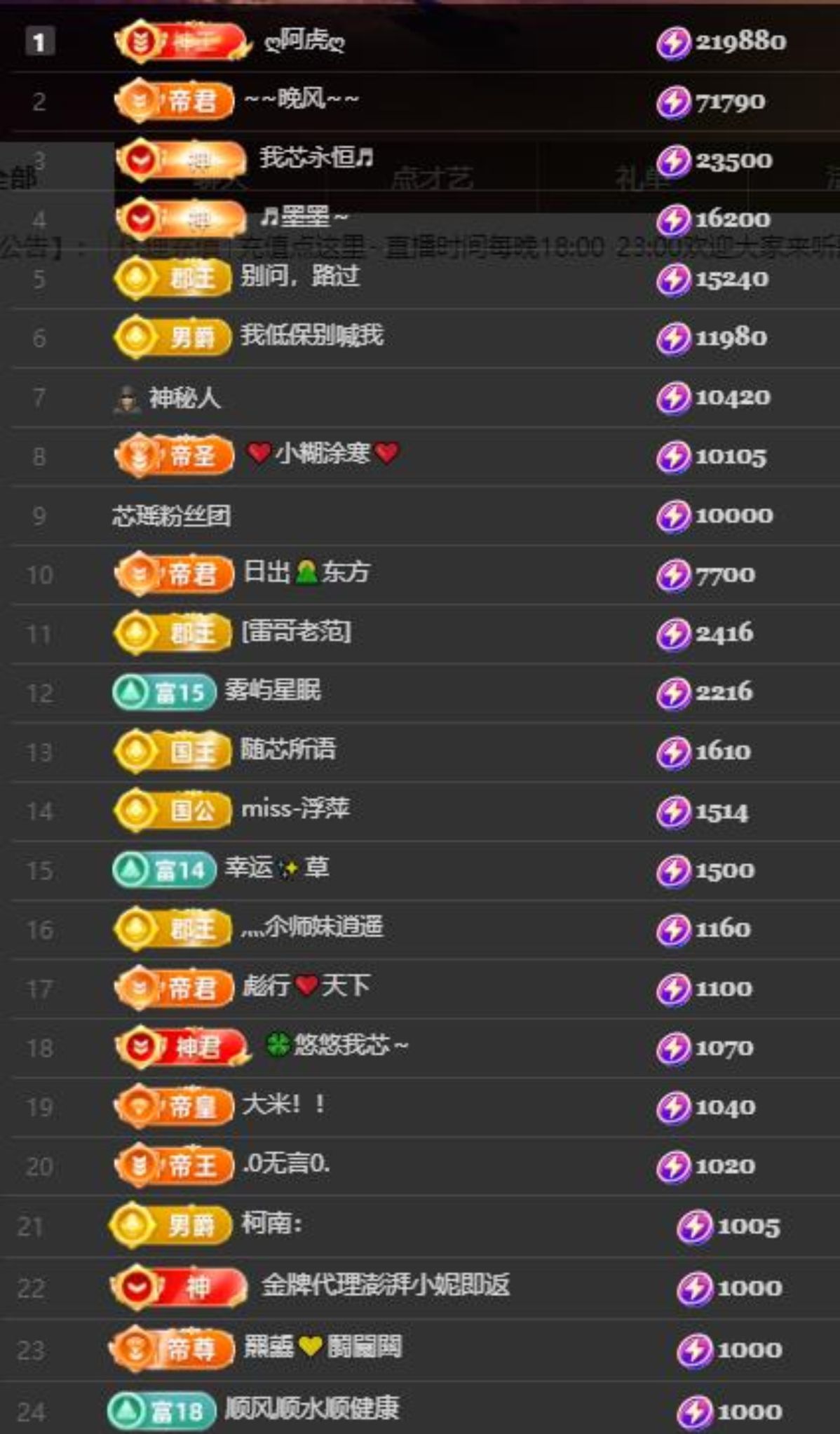 芯瑶❤️爱唱歌～的主播照片