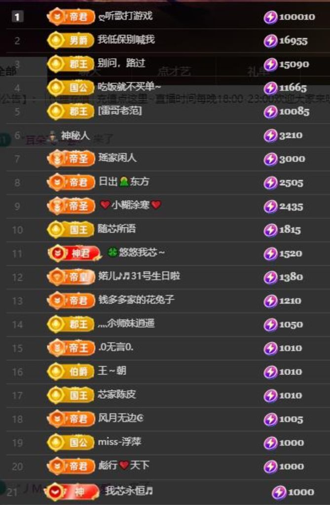 芯瑶❤️爱唱歌～的主播照片