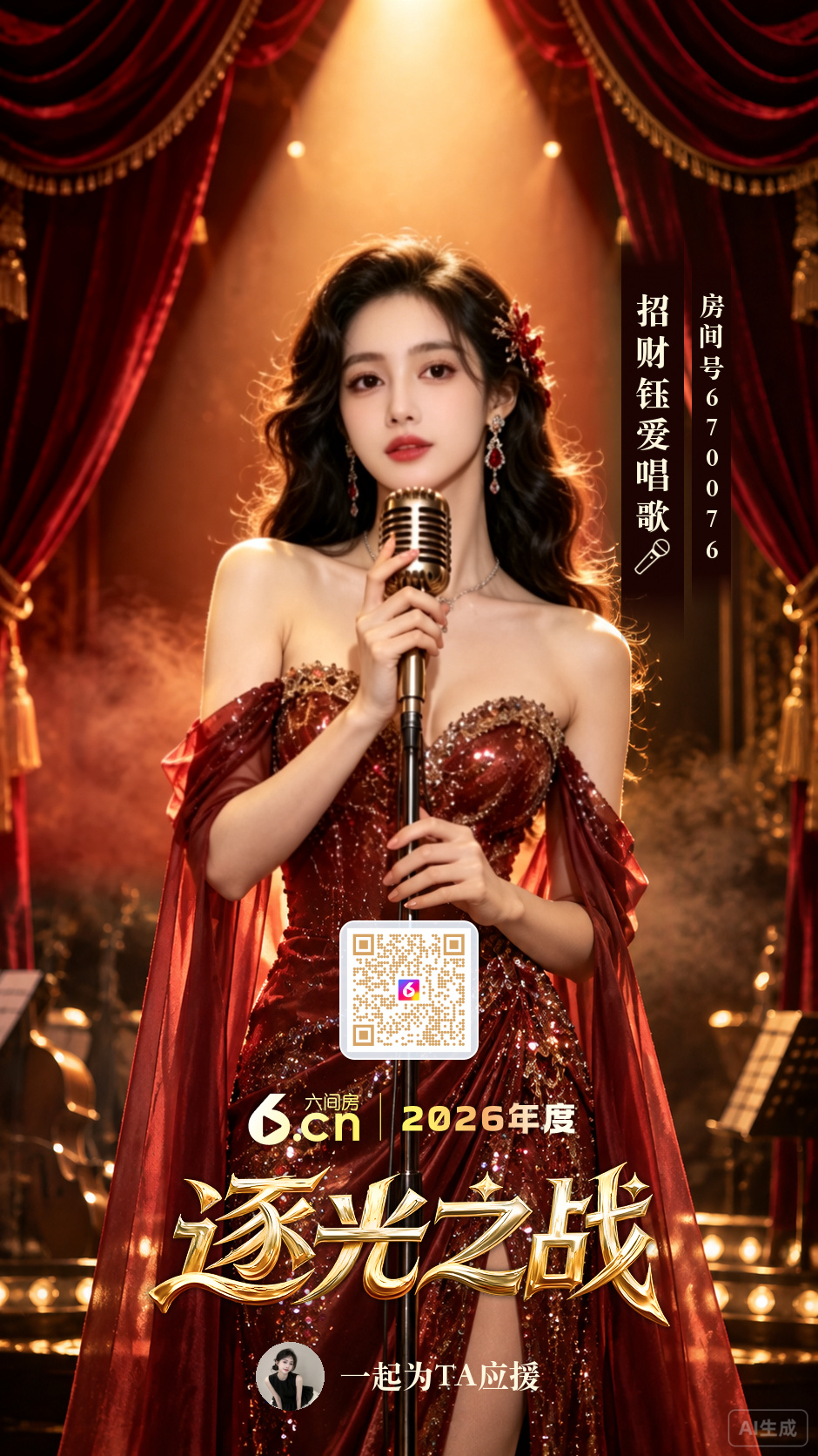 招财钰爱唱歌🎤的主播照片