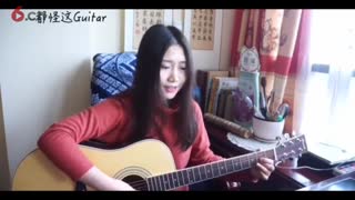 气质美女吉他弹唱《我要你》