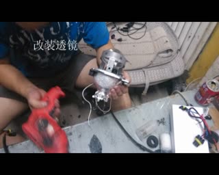 IX35升级海拉4透镜