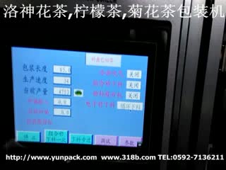 柠檬茶尼龙三角包包装机Lemon tea nylon triangle bag installed