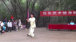 21吴式太极拳37式 包头武术健身qq群 第二届群友会