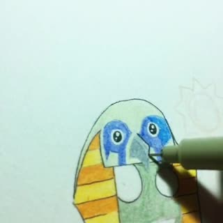 手绘3D立体画
