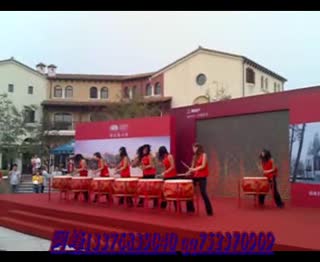 上海大型开场水鼓表演震撼荧光水鼓演出