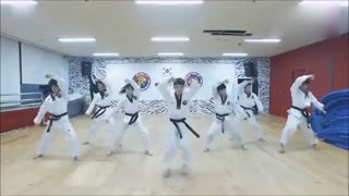 跆拳道和舞蹈的结合