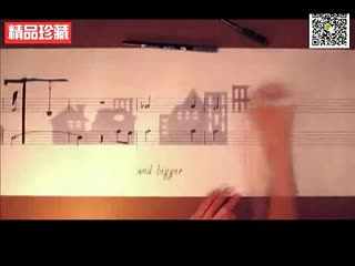 超酷的音乐创意动画， 很有质感耶.mp4