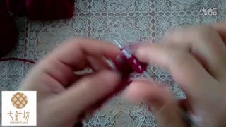 【织爱七针坊】毛线靴麻花筒编织教程 毛线鞋编织，毛线鞋视频教程_01_高清