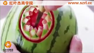 西瓜雕刻，亮瞎你的眼