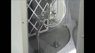 五金小配件自动喷涂生产线，确保温度均匀