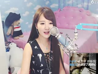 萌妹子翻唱韩文歌《眼泪簌簌》~超好听