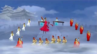 经典视觉音画《宝瓶仙》 视频制作.舞者清心