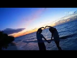 林志颖和老婆海边度假 摆心形造型秀恩爱