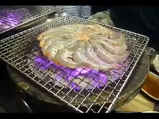这烤虾技巧真厉害 师傅请你把我收了吧.